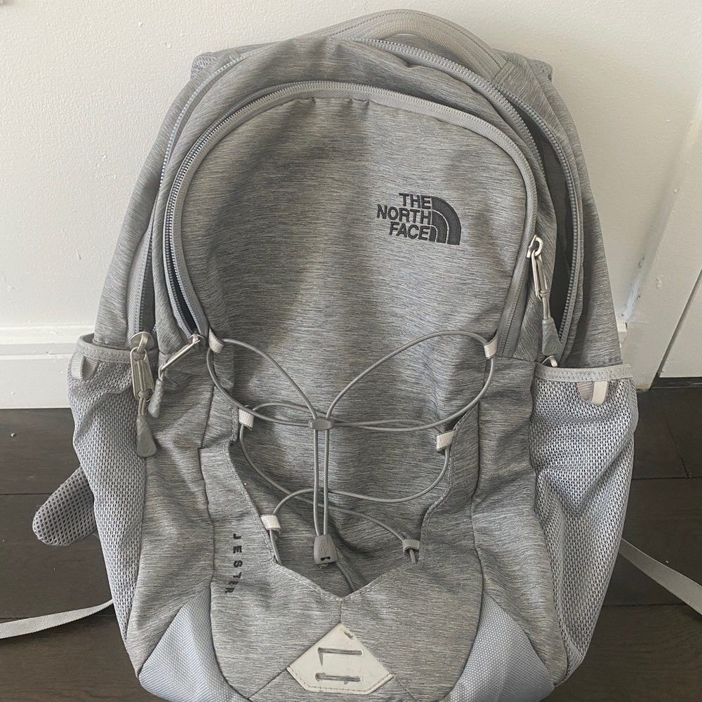 Gray Northface Backpack